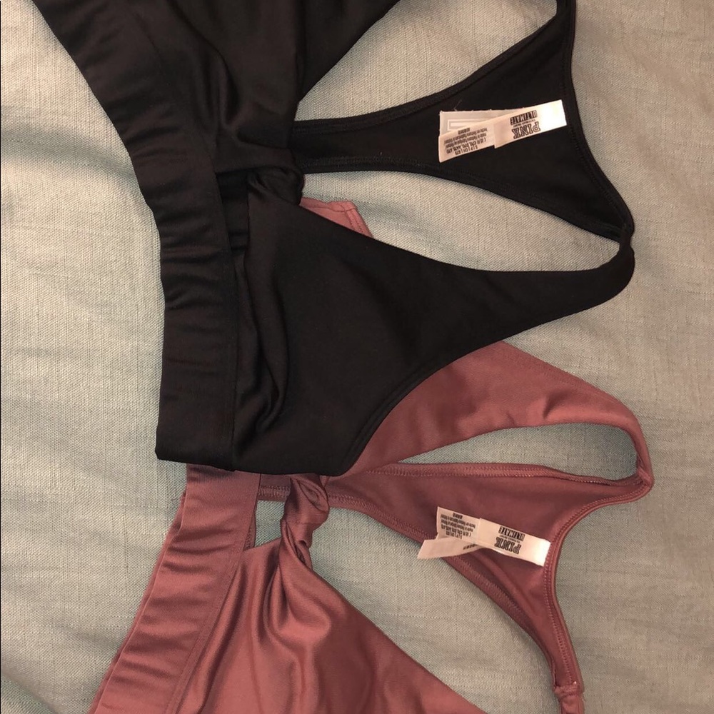 Set of two pink bras